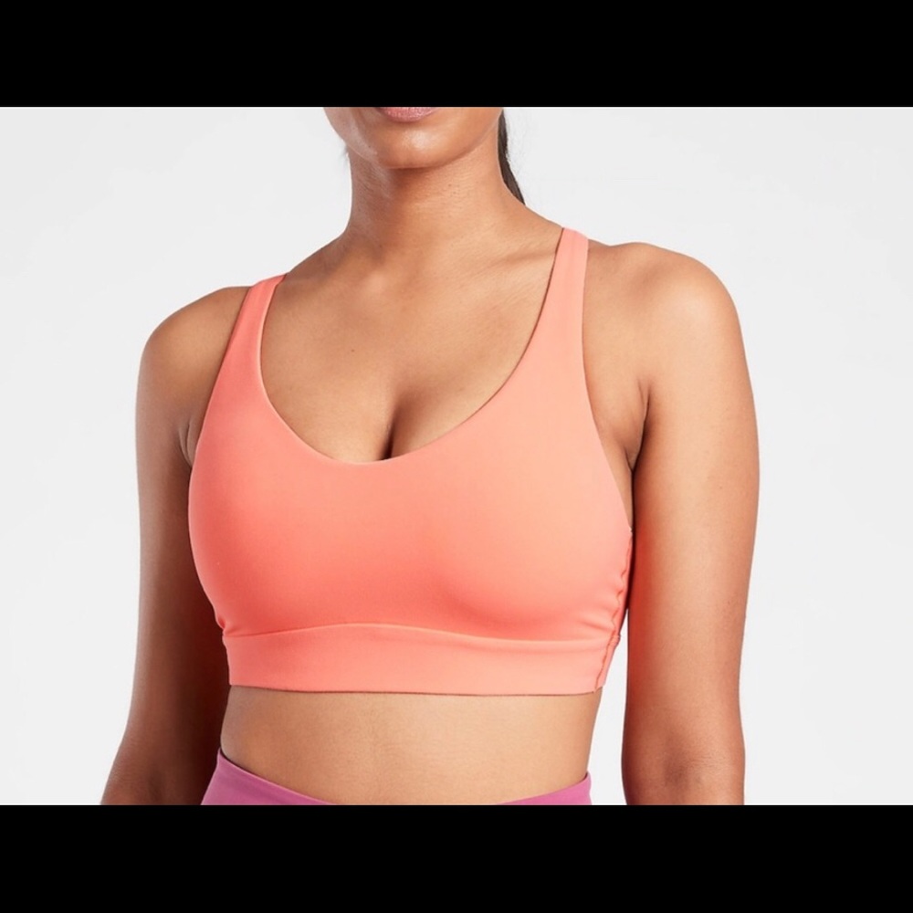 Athleta Solace Bra Size Large Pink